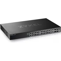 Zyxel Layer3 Access Switch, 24x1G RJ45, 2x10MultiGgig RJ45 (30 Ports), Netzwerk Switch, Schwarz