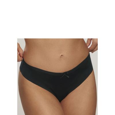 String S.OLIVER, Damen, Gr. 36/38, schwarz, Microtouch, Obermaterial: 65% Polyamid, 35% Elasthan, Unterhosen String, SEAMLESS mit nahtloser Verarbeitung und hübscher Spitzenborte
