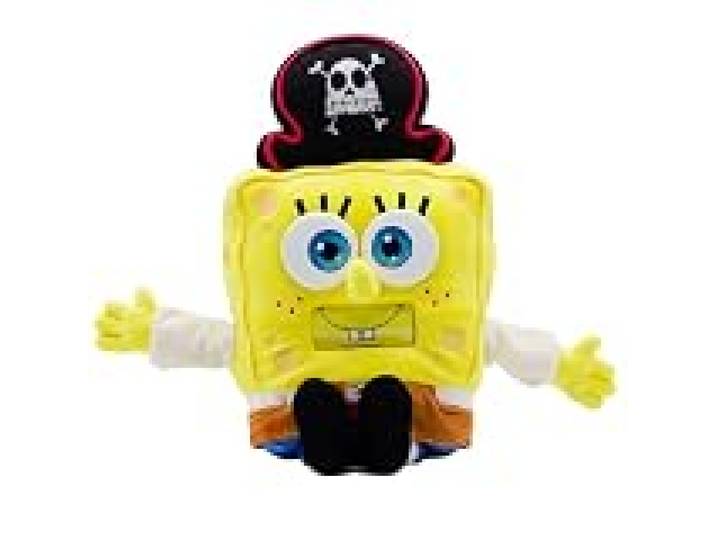 Spongebob Squarepants Bob l’éponge Peluche Goofy Goober – Personnage du Film, Peluche Douce et Interactive, Jouet Enfant 3 Ans et +, Lemon Tree