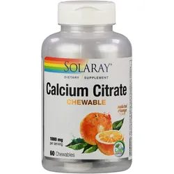 Calcium Citrat 1000 mg Kautabletten Solaray 60 ST
