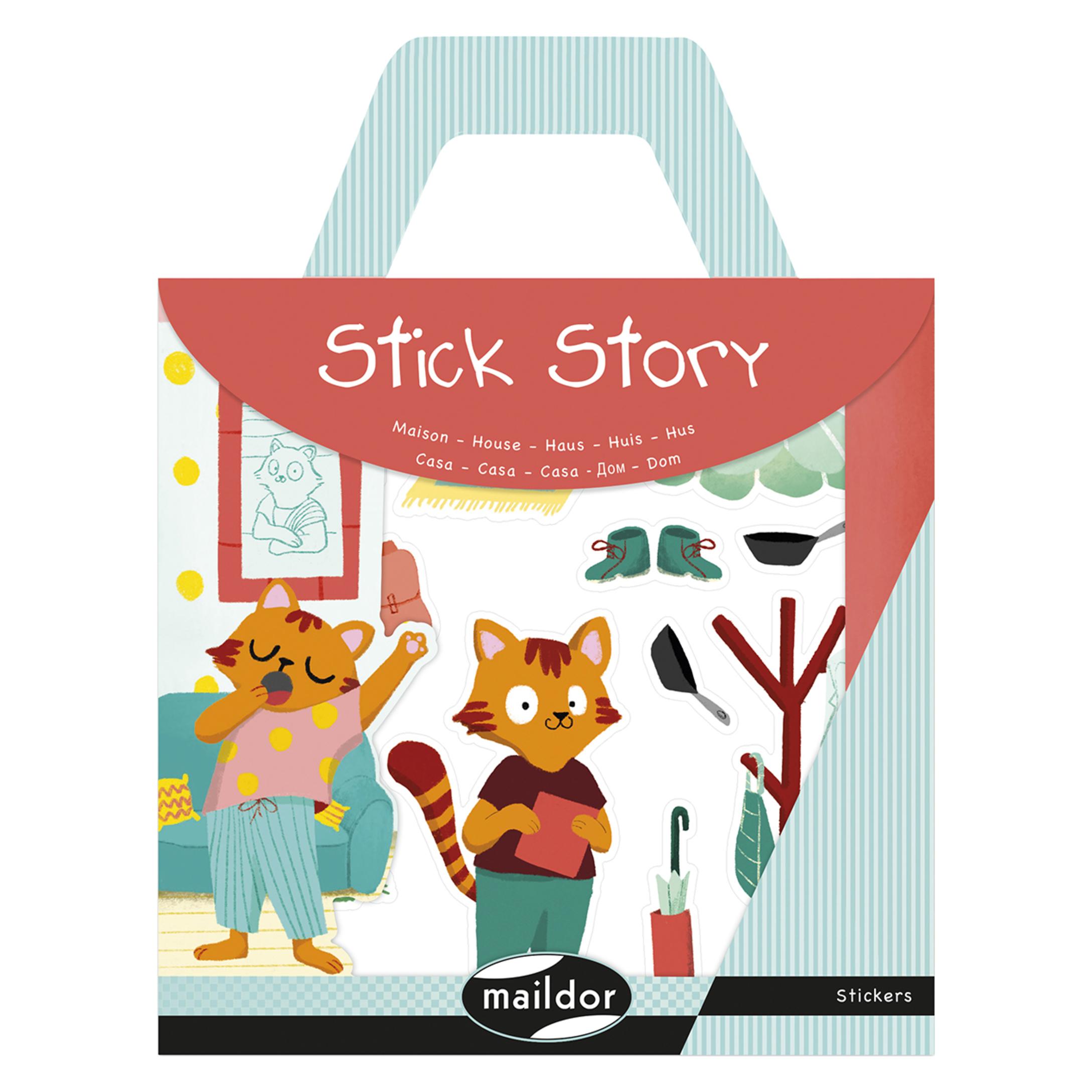 My Mandarine Sticky Story Haus (50 Sticker) (AF034C)
