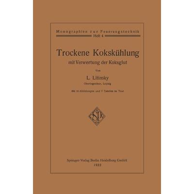 Trockene Kokskühlung mit Verwertung der Koksglut, Taschenbuch von Leonid Litinsky, Springer Berlin, 978-3-662-33433-1