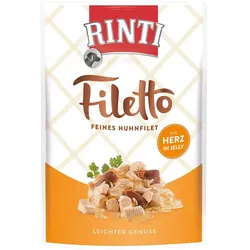 RINTI FILETTO HUHN & HÜHNERHERZ 100g