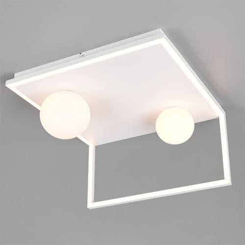 Trio Arola Design Plafondlamp Wit - Modern Aluminium LED Warm Wit
