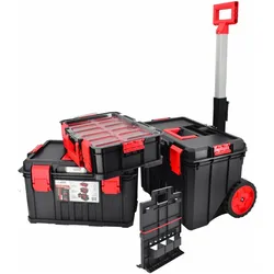 AW Tools, Werkzeugkoffer, AWTOOLS MODULARER WERKZEUGKASTEN MODULARER WERKZEUGKASTEN Rinkinys 4in1 530x355x825mm (4 Teile)