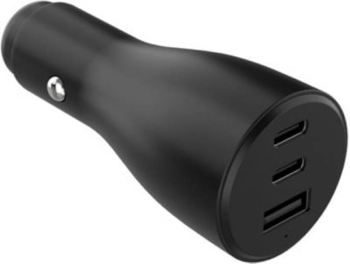 Adeqwat - Chargeur Allume Cigare 72w 2x Usb-C + Usb-A Noir