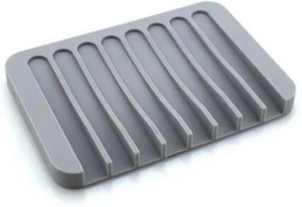 Tirolix Vassoio Flessibile in Silicone 11 x 11 cm Grigio