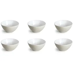 zzz_ArchivedbyPCD_Medard de Noblat Oslo Weiss Kleine Schüssel Set, Schüssel + Schale, Weiss