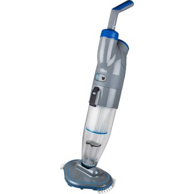 Poolbodensauger GRE "ACTION VAC", grau, B:30cm H:87cm L:21cm, Polyvinylchlorid (PVC), Poolbodensauger, batteriebetrieben