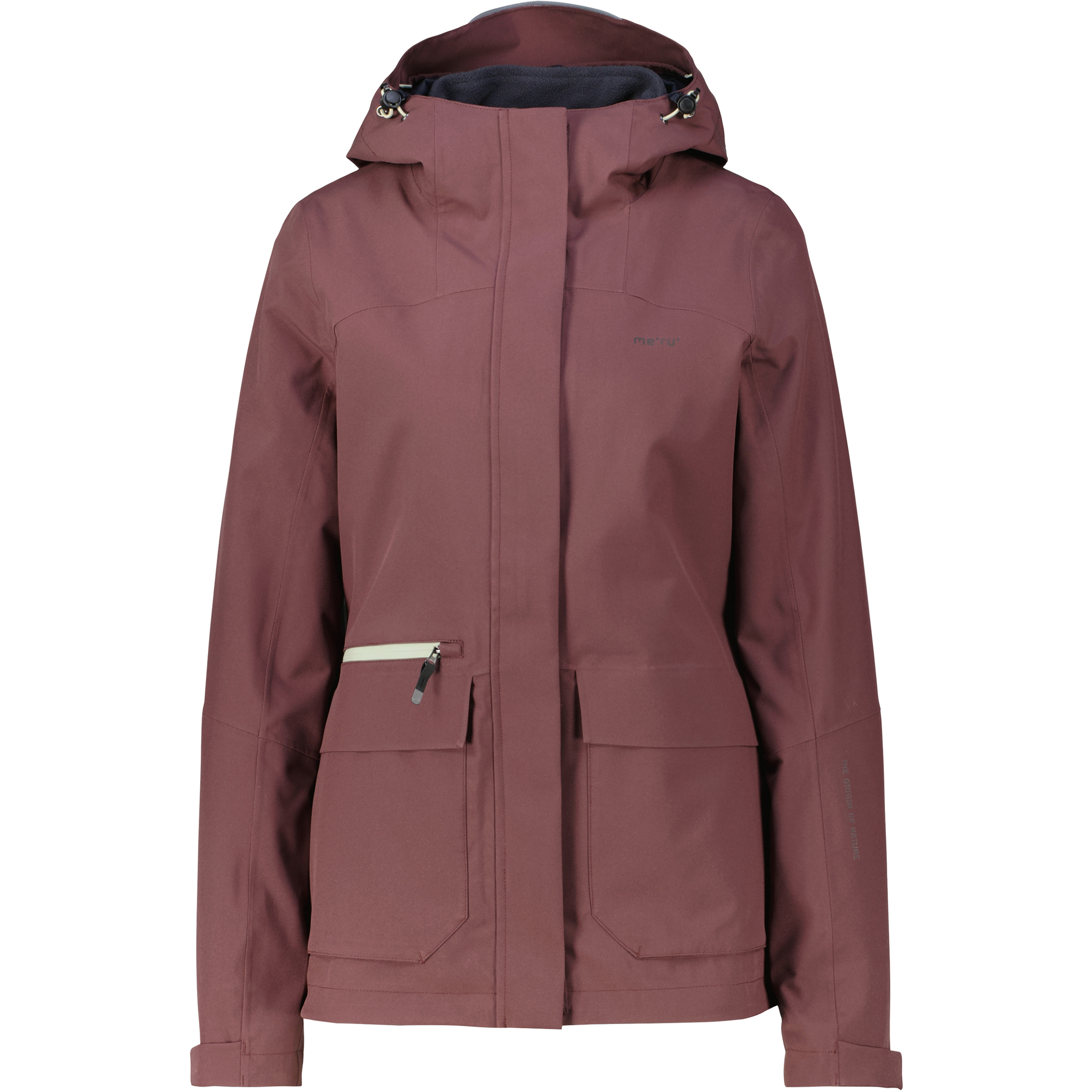 Bergzeit Basics Meru Arboga Damen Doppeljacke lila Größe XXL Trekking Wasserabweisend Wasserabweisend