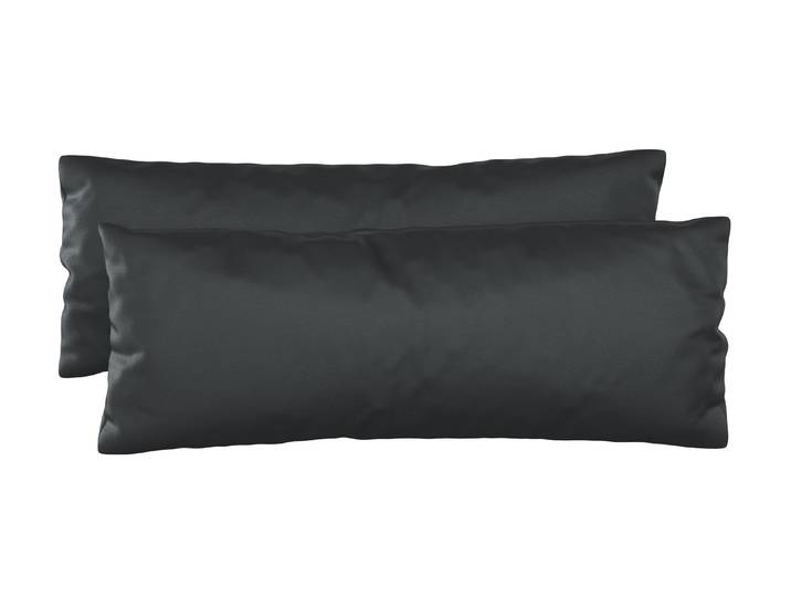 Sofakissen SIT & MORE Bendigo , schwarz, B:65cm H:25cm T:10cm, Polsterauflagen, Sofakissen, im 2-er Set