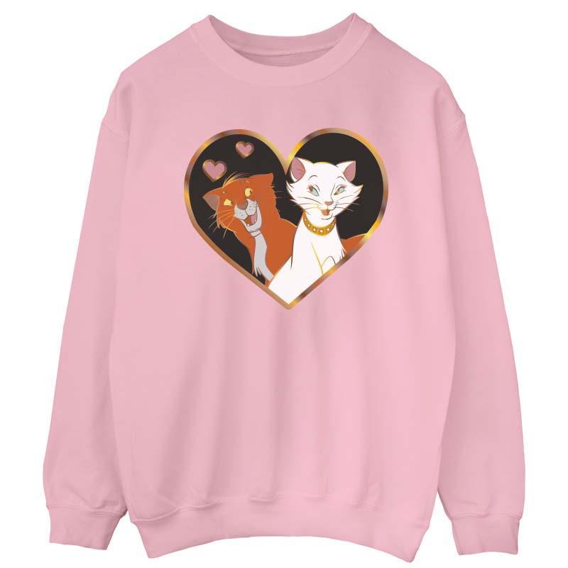 Disney Dames/Dames The Aristocats Hart Sweatshirt (Roze)