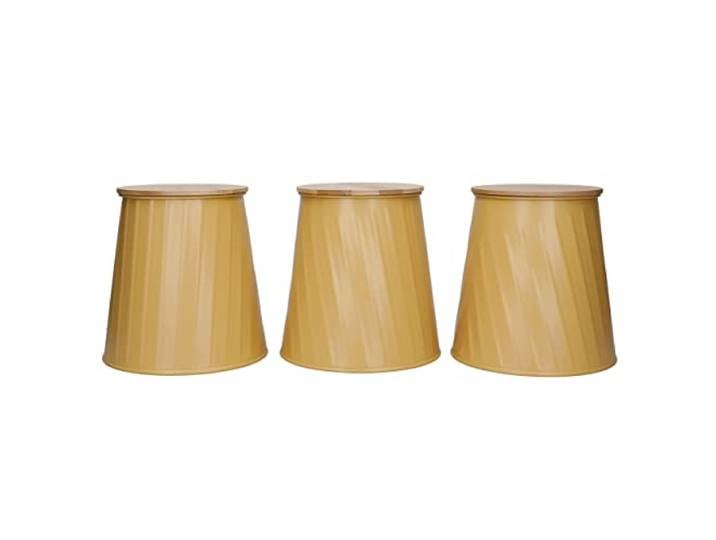 KitchenCraft Boîtes de conservation\, jaunes\, 3 pièces\, emballage cadeau