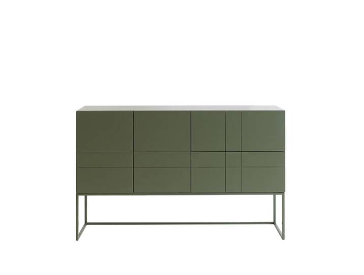 Asplund Kilt Light 137 Sideboard Green khaki, 3 Türen