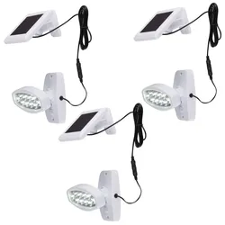 3er Set LED Solar Außen Leuchten Bewegungsmelder Wand Strahler Beleuchtungen Lampen