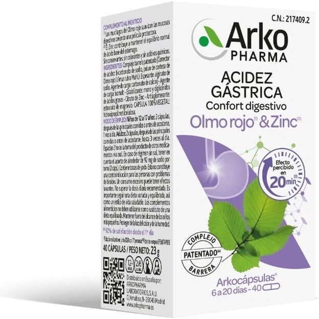 Arkocapsulas Acidez Gastrica 40 Capsulas