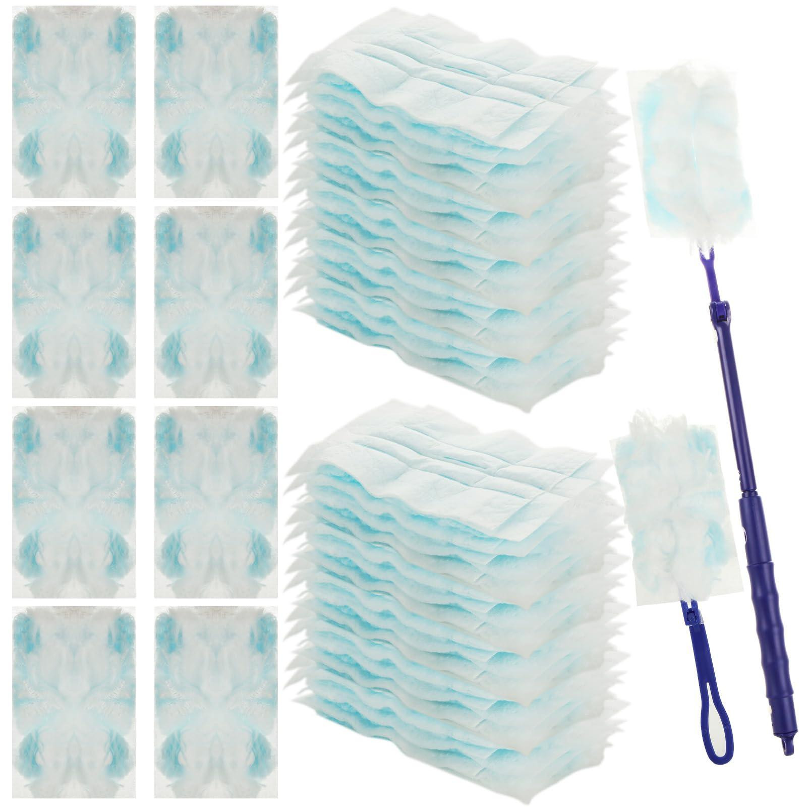 Dripio Wegwerp microvezel stofdoekjes voor stofwissers, 52 stuks, blauw