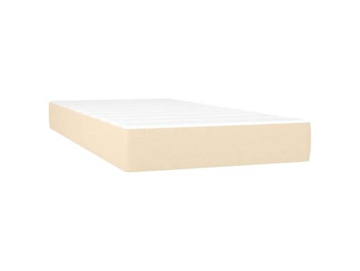 Taschenfederkernmatratze für Kinder Mittel Creme 80x160 cm, Polyestergewebe, atmungsaktiv und strapazierfähig, mittelharte Unterstützung für Rücken- und Bauchschläfer