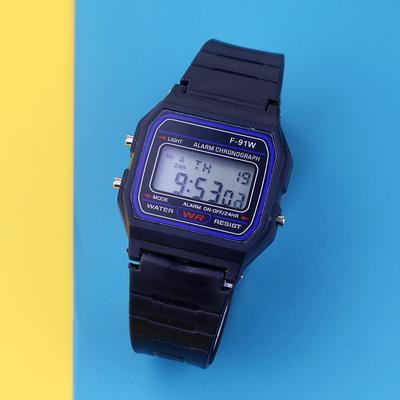 Friendly Fresh Finds Fashionable Rose Gold LED Digital Watch For Women And Men Sporty Rubber Strap Wristwatch rubber black