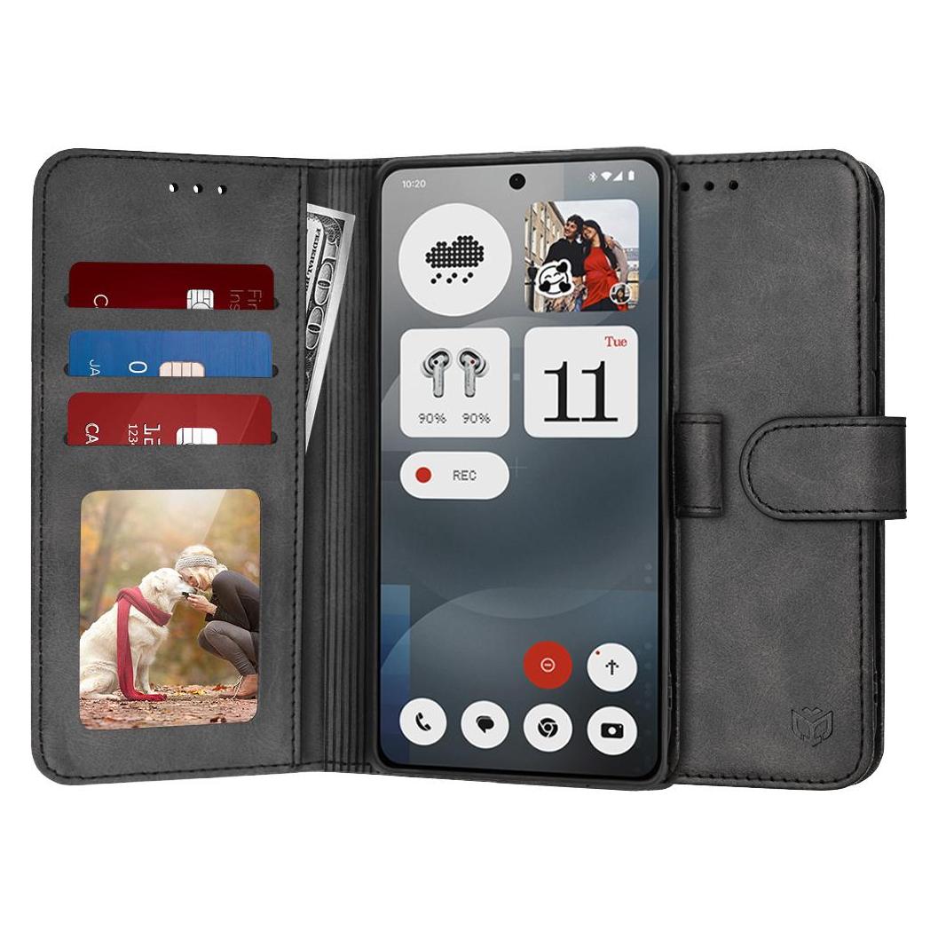 Techsuit - Diary Book - Nothing Phone (3a) - Black (Nothing Phone (3a)) (56365823)