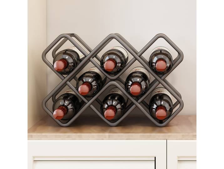 Porte-bouteilles à vin, support de bouteilles de vin, présentoir, support de bouteilles de vin pour la maison, rangement et décoration de vin de luxe, haut de gamme