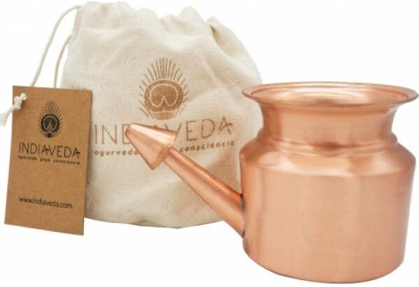 INDIAVEDA Lota Nasal Cobre 1 ud