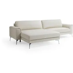 Sormani Ecksofa Padua Leder Beige Ecru
