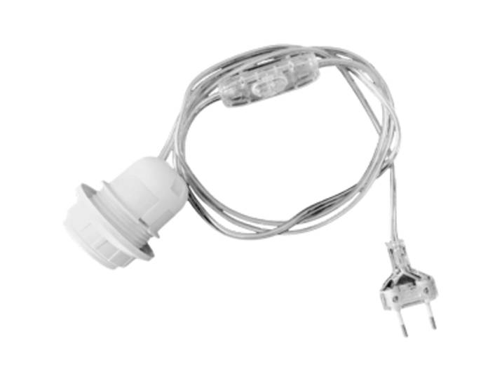 Lampenfassung Elektrokleinteil transparent E27
