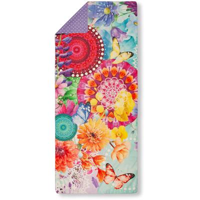 Reisehandtuch HIP "Vitori", lila, B:75cm L:180cm, Microfaser, Obermaterial: 100% Polyester, Handtücher, Mikrofaser, 75x180, Schnelltrocknend, Reisen, Sport, Yoga, Wendeoptik