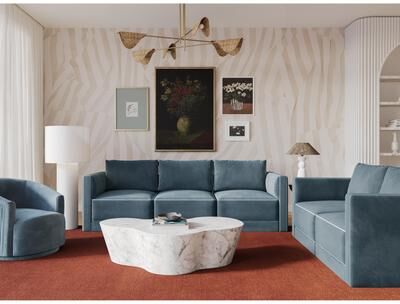 TOV Furniture Willow Modular 2 Piece Loveseat