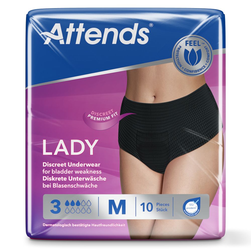 Attends Lady Discreet Underwear 3 M 10 St Beutel
