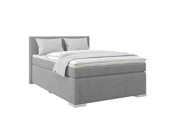 Boxspringbett m. Topper 120x200 cm Mira Grau