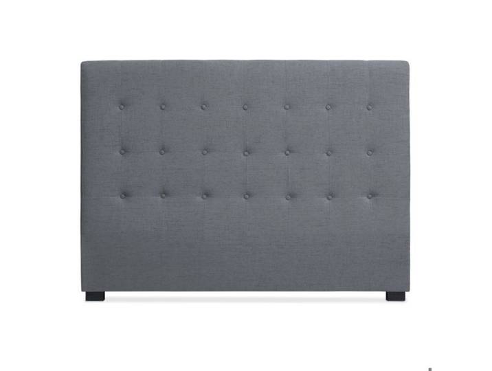 MENZZO Tête de lit Luxor 160cm Tissu Gris - Tissu L160 x P8 x H120 cm