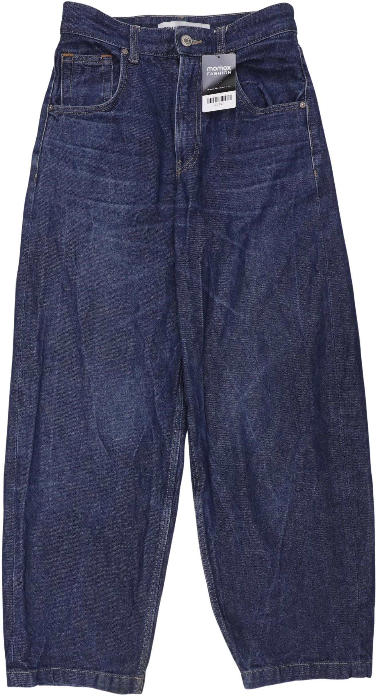 bershka Herren Jeans, Blau, Gr. W28, Baumwolle - Second Hand