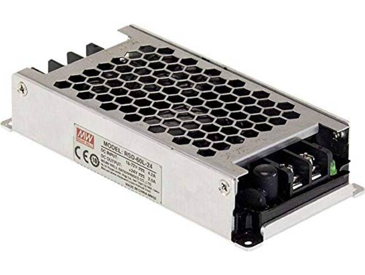 Mean Well RSD-60G-12 DC/DC-Wandler 12 V/DC, 24 V/DC, 36 V/DC - 12 V/DC/5A 60W