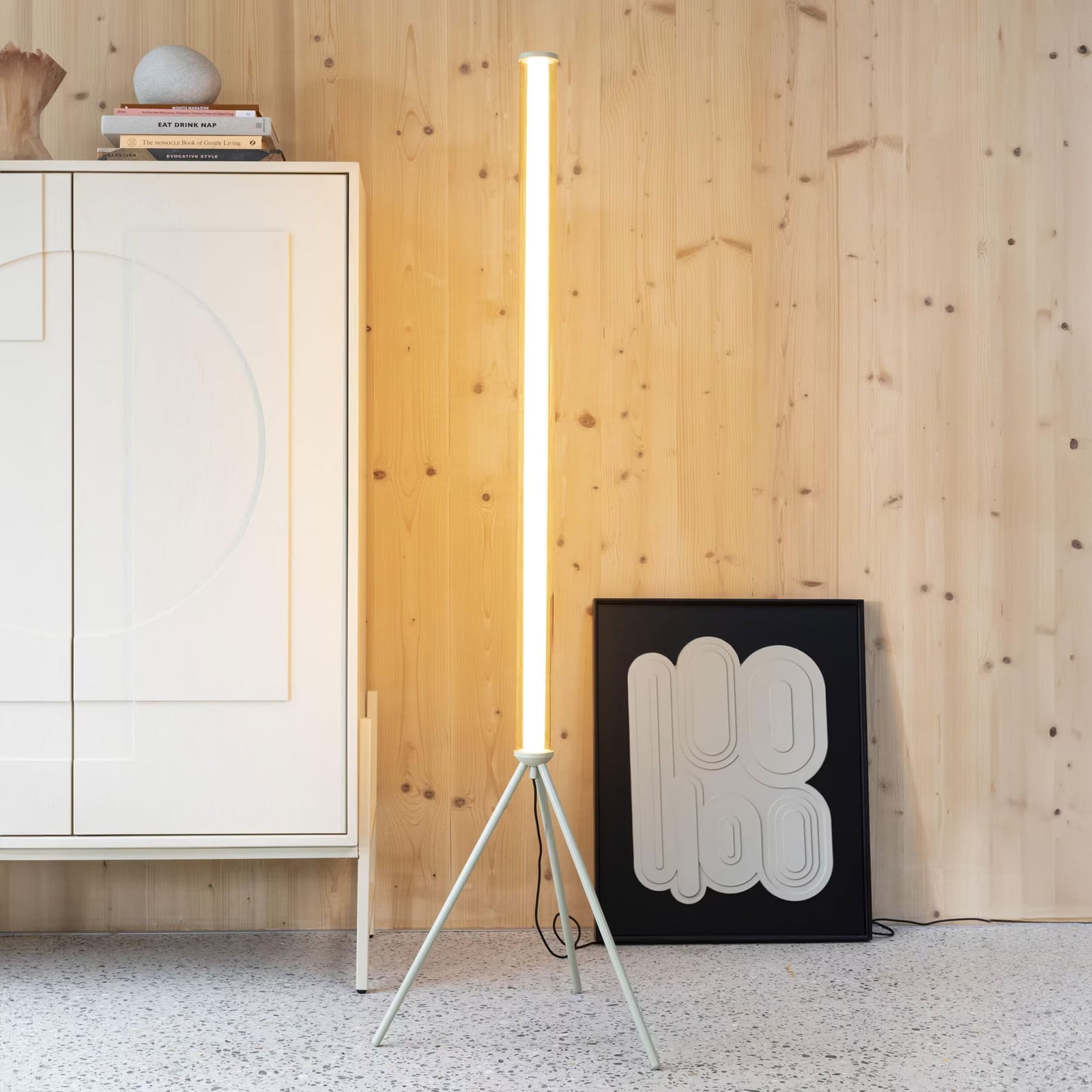 Zuiver Vloerlamp Scotty Beige - 156 cm hoog