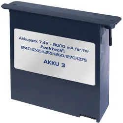 PEAKTECH AKKU 3 - Ersatzakku für PeakTech-Oszilloskope, Li-Po, 8000 mAh