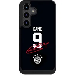 Nivocase Handyhülle für Samsung Galaxy S24 Hülle NIVOpure Case Schwarz FC Bayern München Trikot Harry Kane (Samsung Galaxy S24), Smartphone Hülle, Schwarz