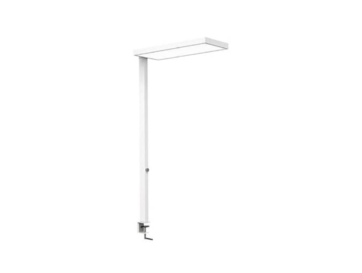 MAUL LED Stehlampe weiß MAULjura stufenlos dimmbar Klemmfuß Büro 4000K