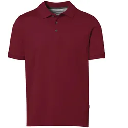 Polo-Shirt "COTTON-TEC" 814 - M - weinrot