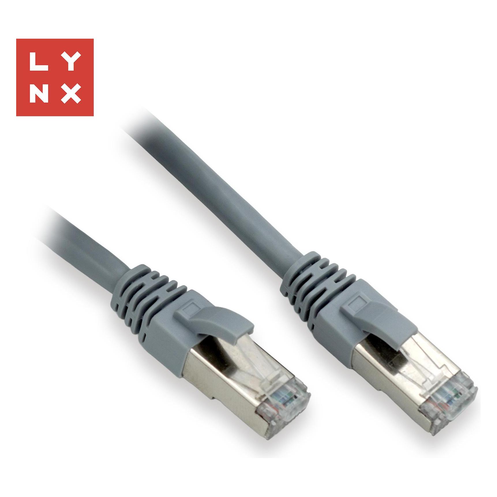 Lynx Cs LYNX FTP patch kabel Cat6, PVC, 20m, šedý (FTP, CAT6, 20 m) (LX-FTP6-200-GREY)