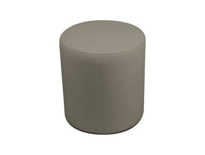 Talamo Italia - Pouf Abate, Mehrzwecksessel, Sitzsack, Hockerhocker, Made in Italy, 40x40 h42 cm, Taube