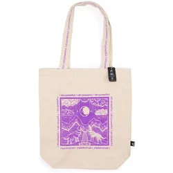 Hop Hare Tote Bag - I am Powerful - 10oz Cotton canvas
