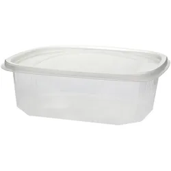 MONOUSO - Verpackungsbecher mit Klappdeckel 750ml (400 Stück)