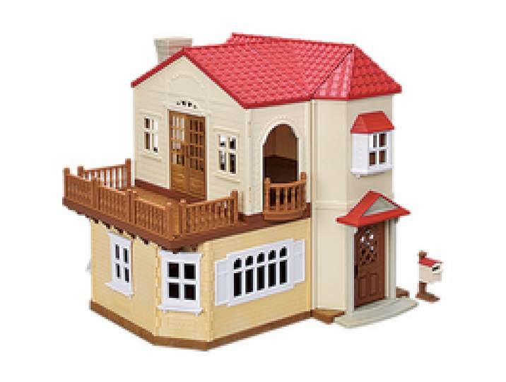 SYLVANIAN FAMILIES Maison de ville avec combles, pliable.