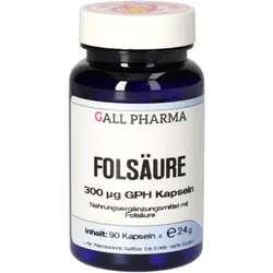 FOLSÄURE 300 μg GPH Kapseln 90 St