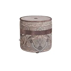 bassetti by SCHRÖNO Pouf  Tinetto ¦ grau ¦ Maße (cm): H: 44  Ø: 43.0