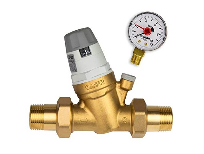 Stabilo-Sanitaer Wasserdruckminderer 1 1/4 Zoll DN32 Druckminderer für Wasser, Druckminderungsventil, Druckregler Hausanschluss