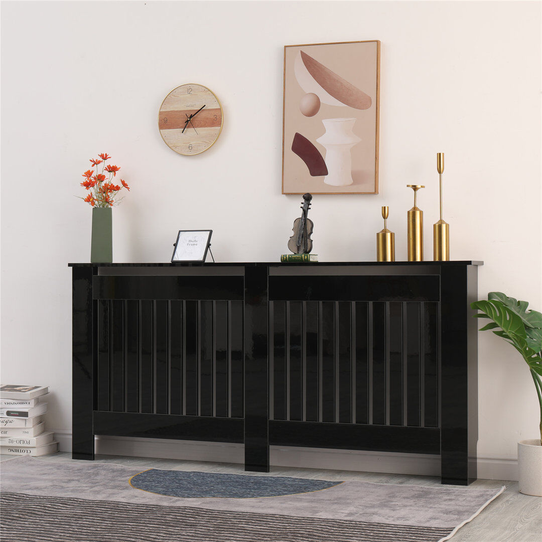 Ebern Designs Emalina Radiator Cover 82cm H x 172cm W x 19cm D