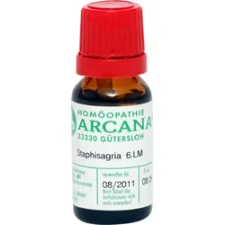STAPHISAGRIA LM 6 Dilution 10 ml